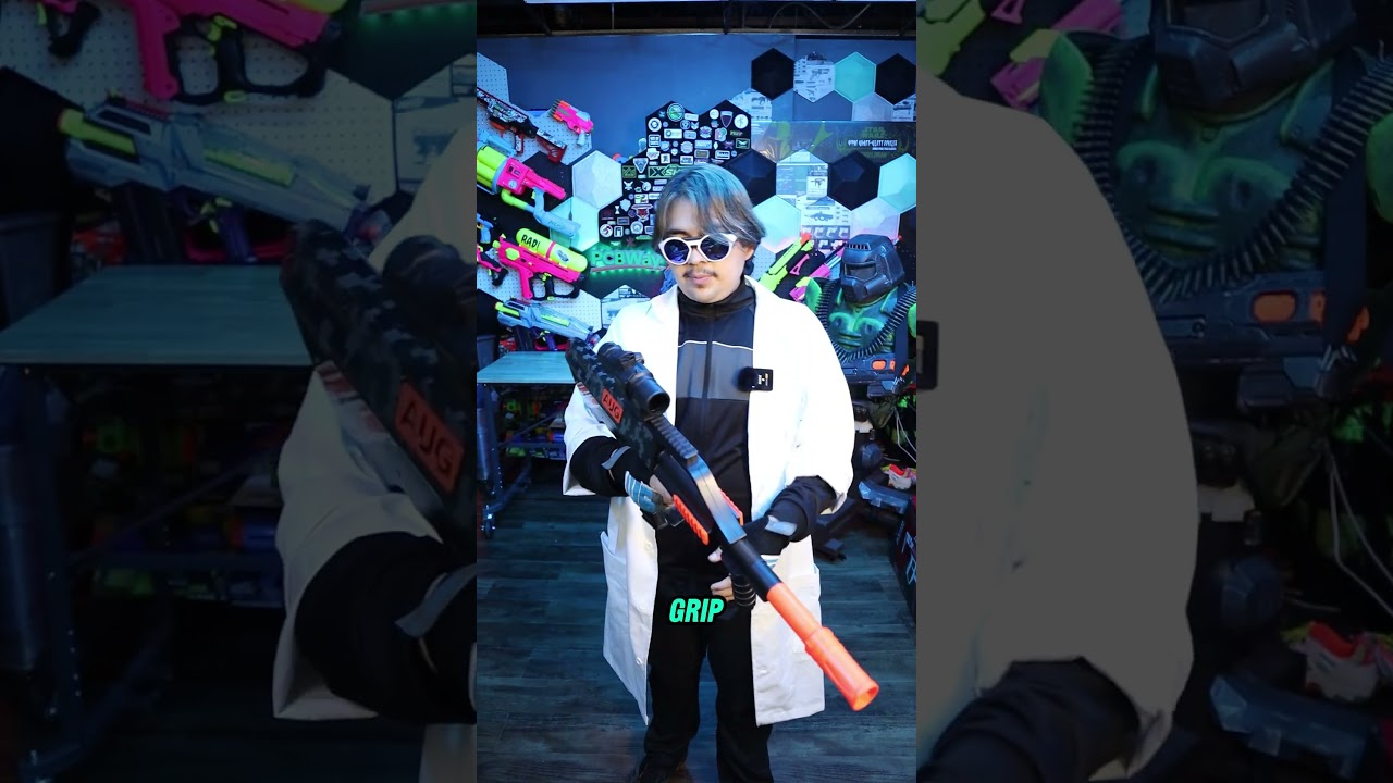 Полностью автоматический Nerf AUG