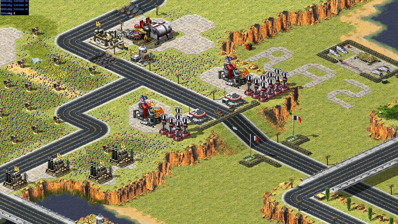 Red Alert 2 | Месть Юрия | 7 на 1 — ЭКСТРЕМАЛЬНАЯ БЕТА ИИ — ВЕЛИКОБРИТАНИЯ — СОЮЗНИКИ