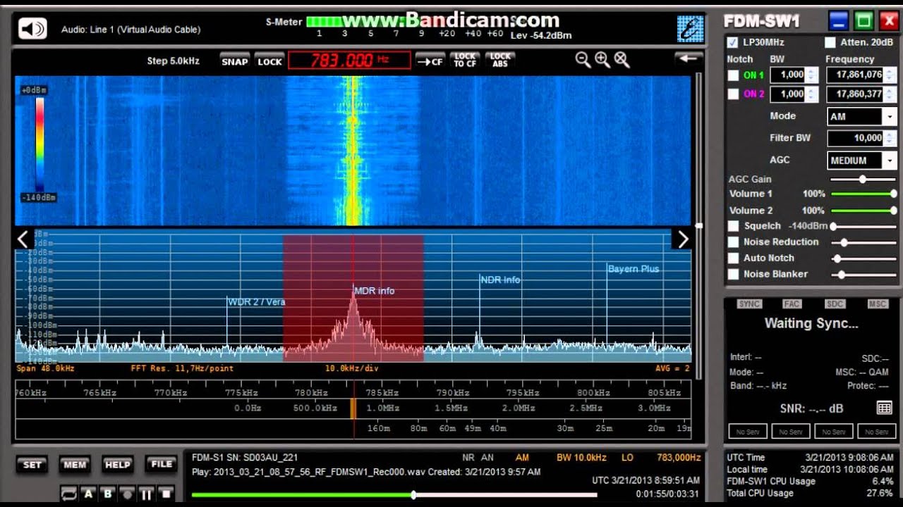 MDR Info, 783 kHz, Hinweis zur Abschaltung der Mittelwellen des MDR  zum 30.04.2013