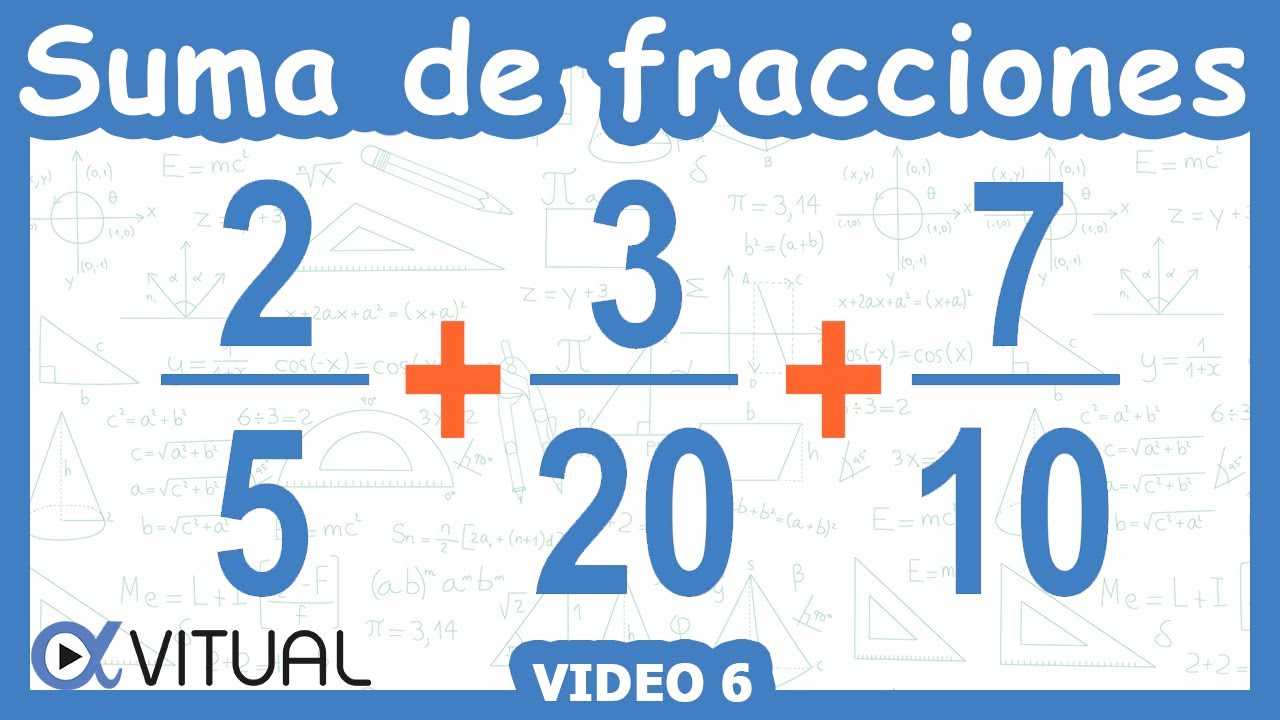 💥 Suma de 3 FRACCIONES PROPIAS
