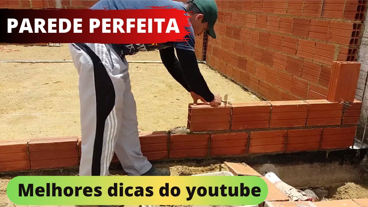 Levantar PAREDE do zero - você consegue fazer mesmo sem ser pedreiro - assista e comprove