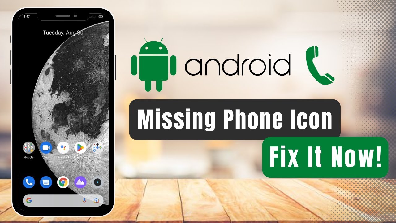 FIX No Phone Icon on My Android Phone !!