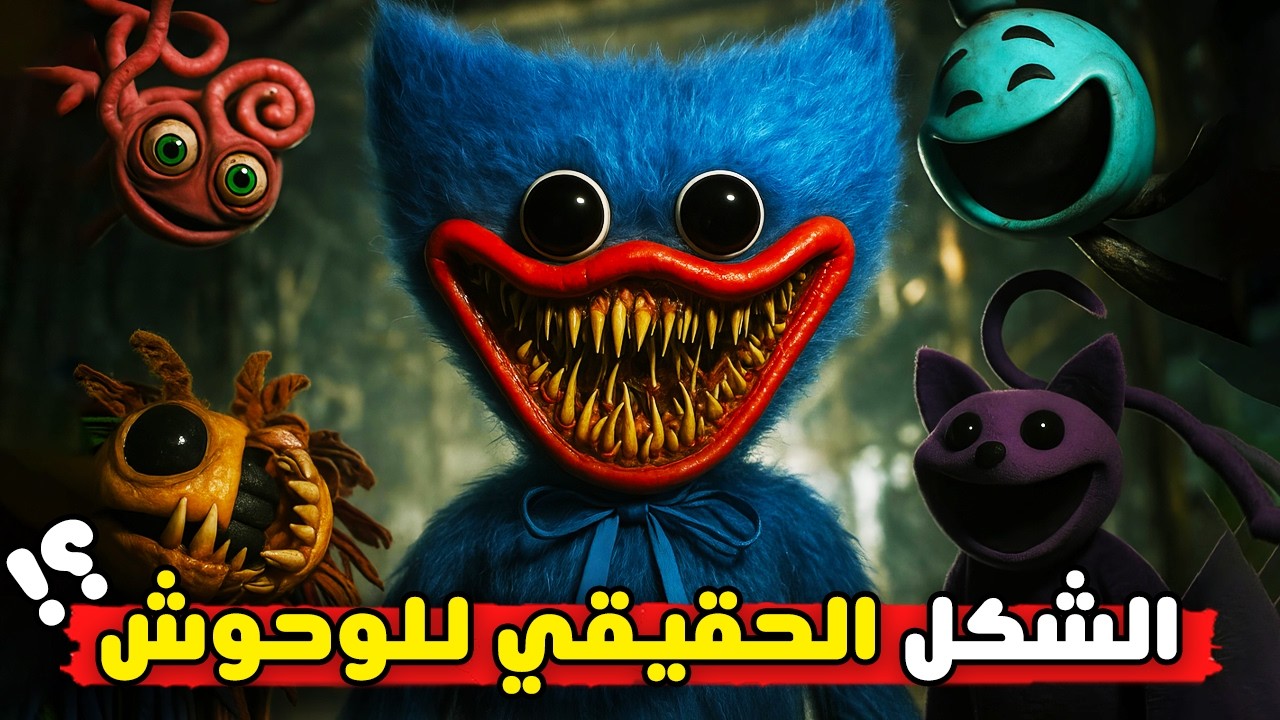 وحوش بوبي بلاي تايم حقيقية ؟! | بوبي بلاي تايم الشابتر الخامس 😱 | 5 Poppy Playtime