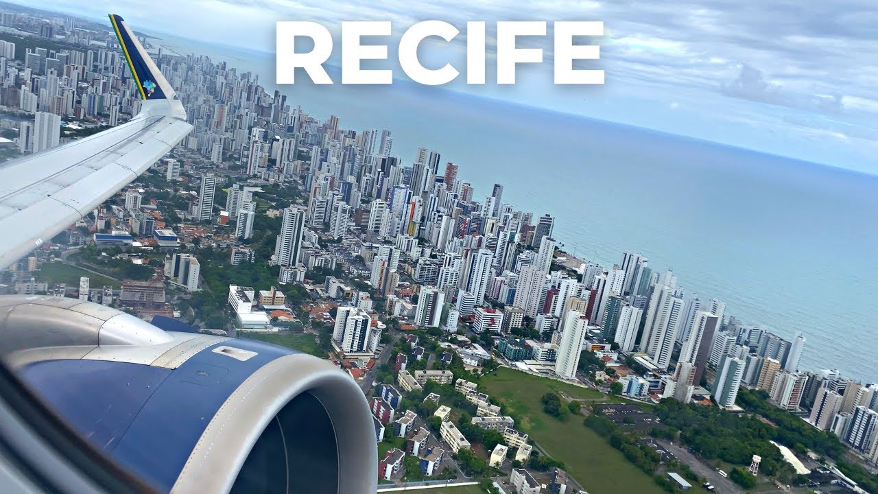 Decolando de Recife no Airbus A320neo da Azul!