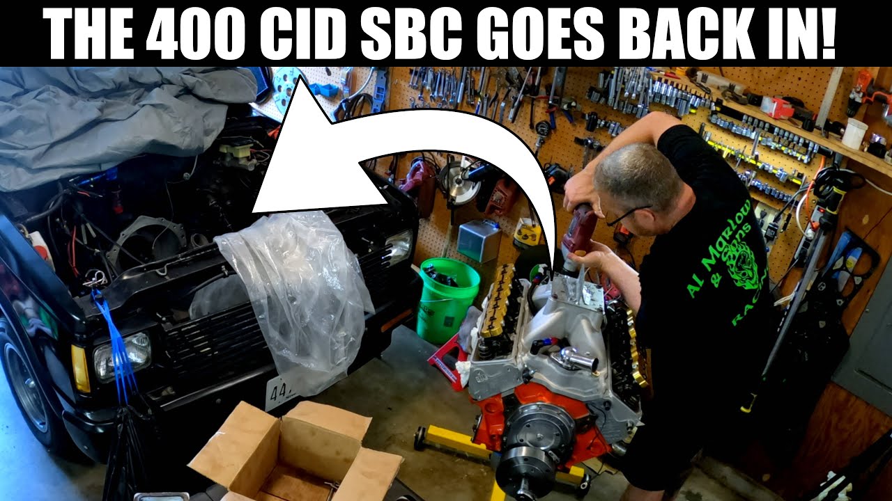 400 CID Solid Roller Small Block Chevy Gen1 / SBC install in a S10!