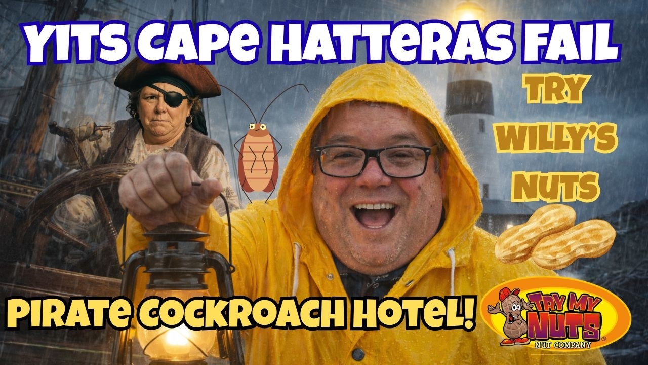 YITS Cape Hatteras NC Failure | Try Willy's Discounted Nuts | Everything Closed | Cockroach Bungalow