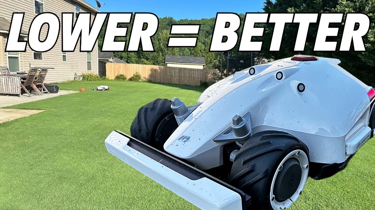 Lowering the Height of Cut on a LUBA Robotic Lawn Mower