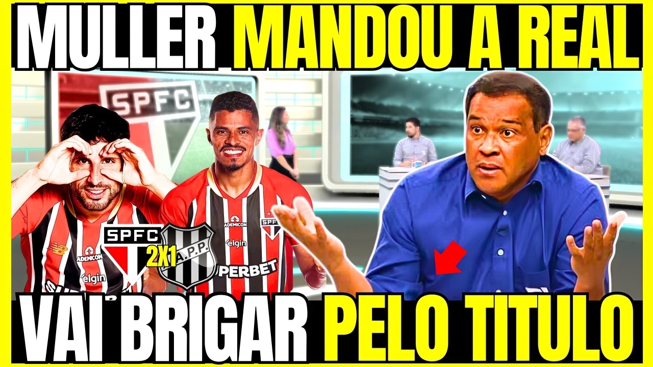 🚨OLHA O QUE O MULLER DISSE DO SPFC APÓS A CLASSIFICAÇÃO DO SPFC ! ULTIMAS NOTÍCIAS DO SÃO PAULO FC