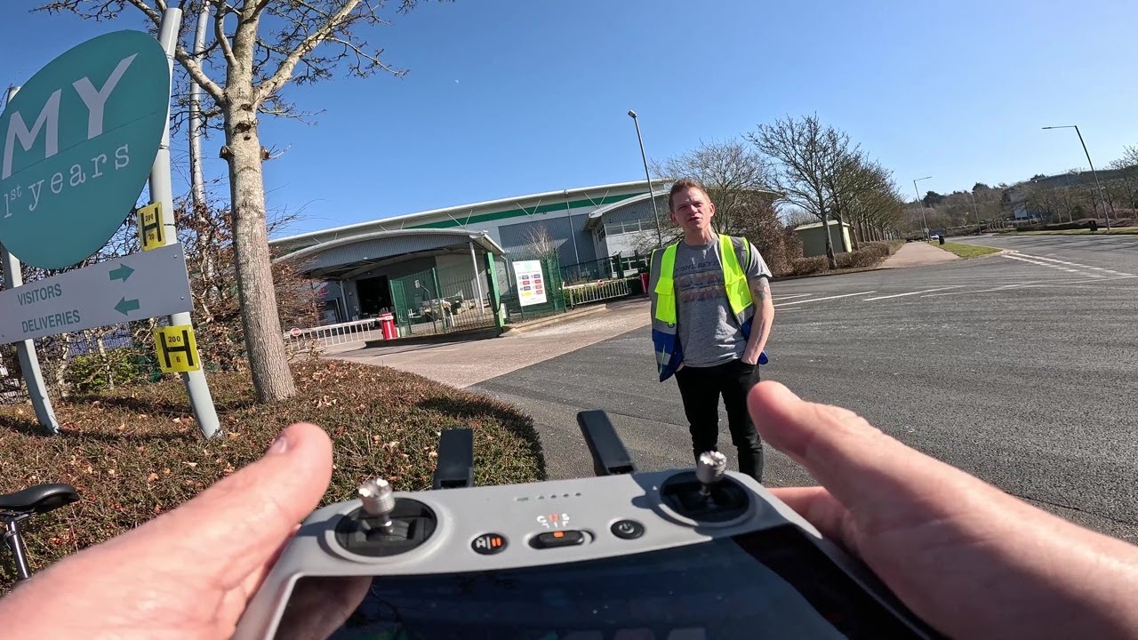 If You Could Back The Drone Off The Yard It Would Be Really Appreciated! 😬🎥🛸✔