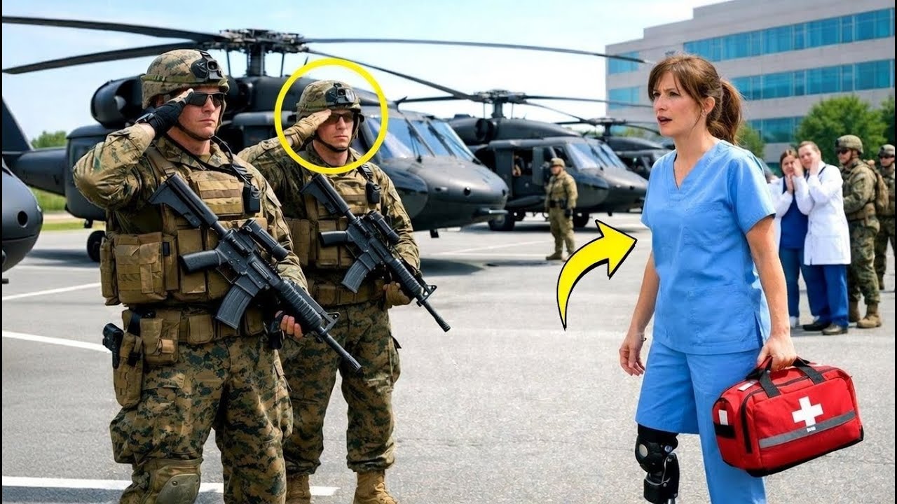 ''They Told The Limping Nurse To Stay Back—Until 4 Marine Helicopters Landed Demanding 