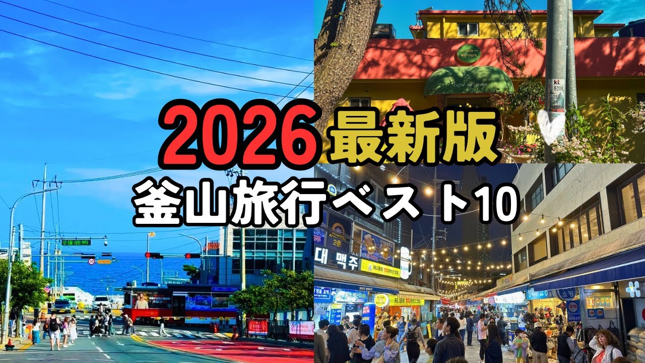 釜山旅行地完全征服 / 釜山の人が推薦する2026釜山旅行地TOP10