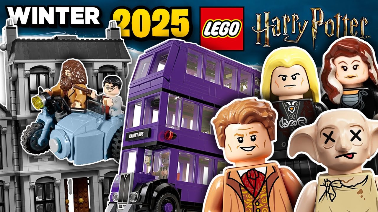 LEGO Harry Potter 2025 Winter Leaks - Malfoy Manor, THREE Hogwarts Expansions, Diagon Alley & MORE!