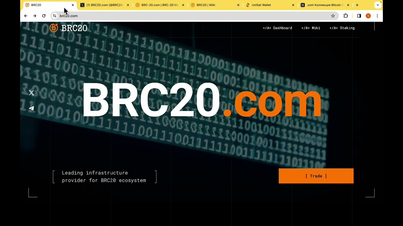 BRC20.com &ldquo;The Infrastructure project building Bitcoin Layer 2 network&rdquo;
