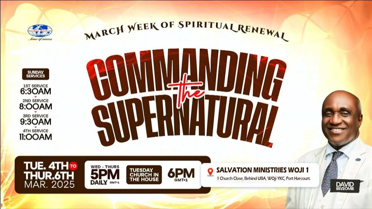 MARCH WEEK OF SPIRITUAL RENEWAL|DAY 1|3.4.2025