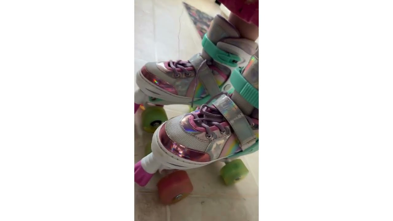 Rainbow Unicorn Adjustable Roller Skates! My Daughters Absolute Favourite!