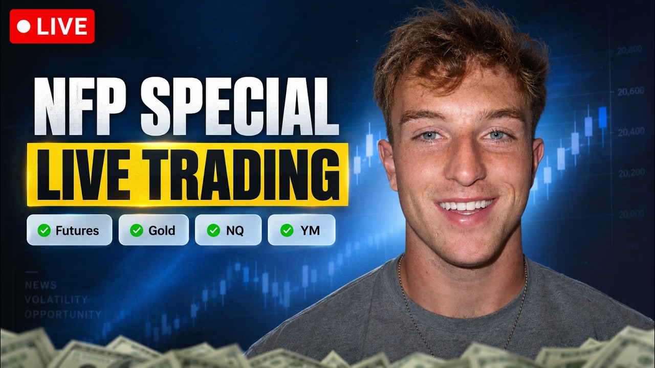 🟢NFP Special Live Trading NQ/ES/GOLD | DodgysDD Live From Las Vegas!