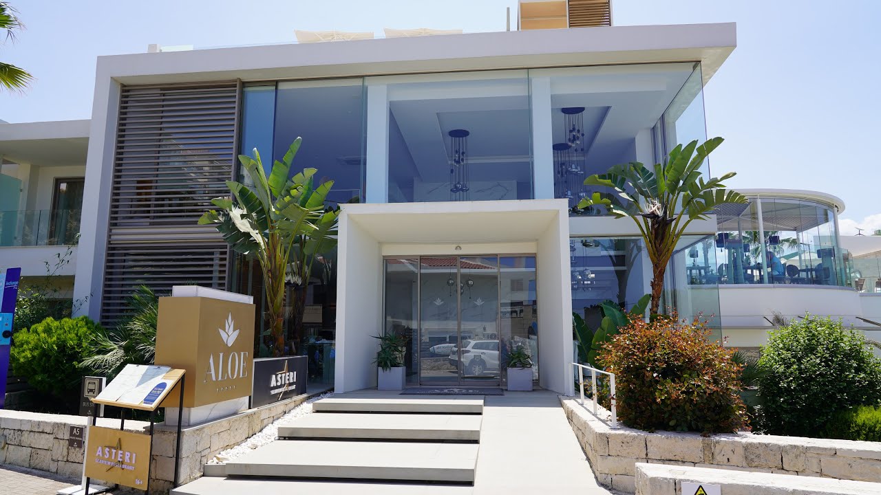 Walk around Aloe Boutique Hotel and Suites Almyrida Crete.