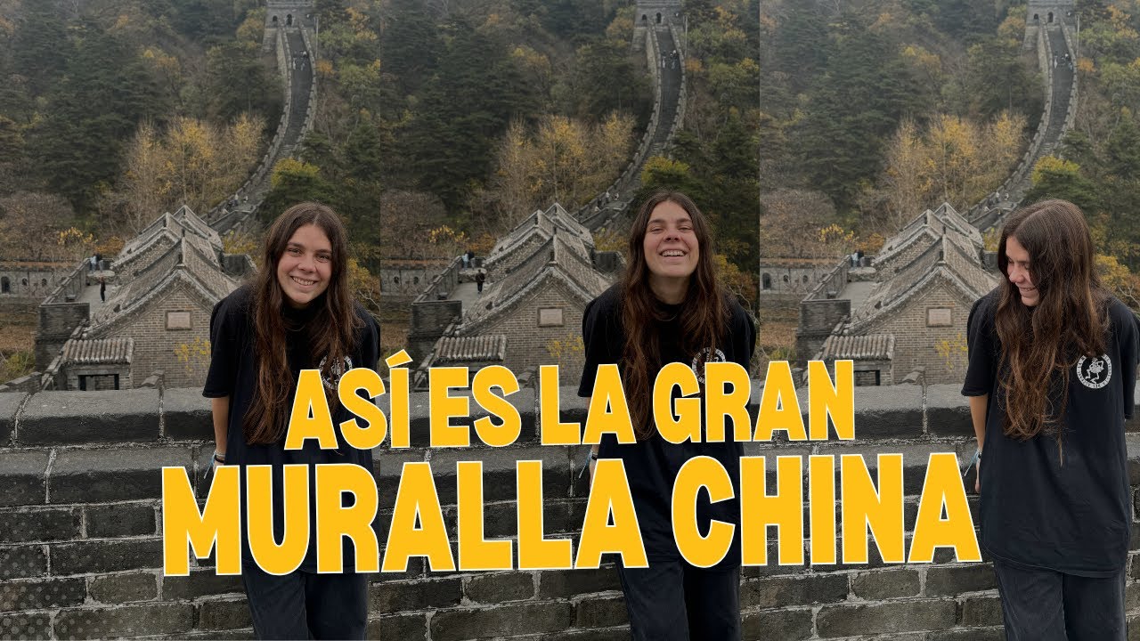 Cómo visitar la GRAN MURALLA CHINA desde PEKÍN | Bajamos desde la cima EN TOBOGÁN