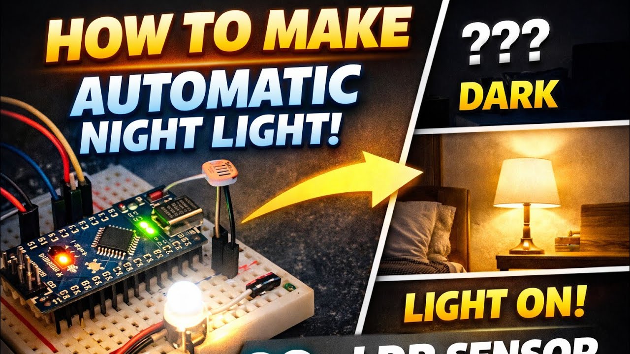 How to Build a Smart Light Sensor with Arduino Nano (Beginner Friendly)