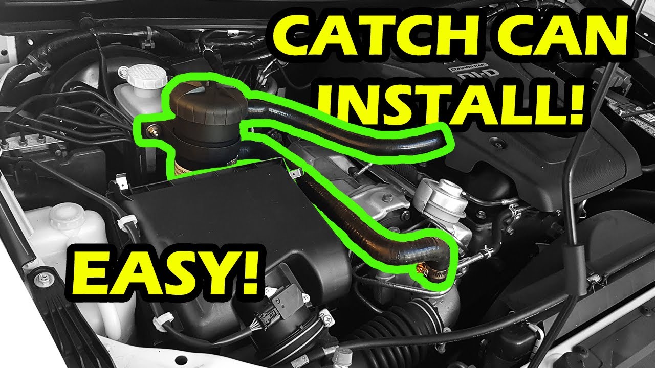 QE - QF Pajero / Montero Sport Catch Can Install - Provent 200