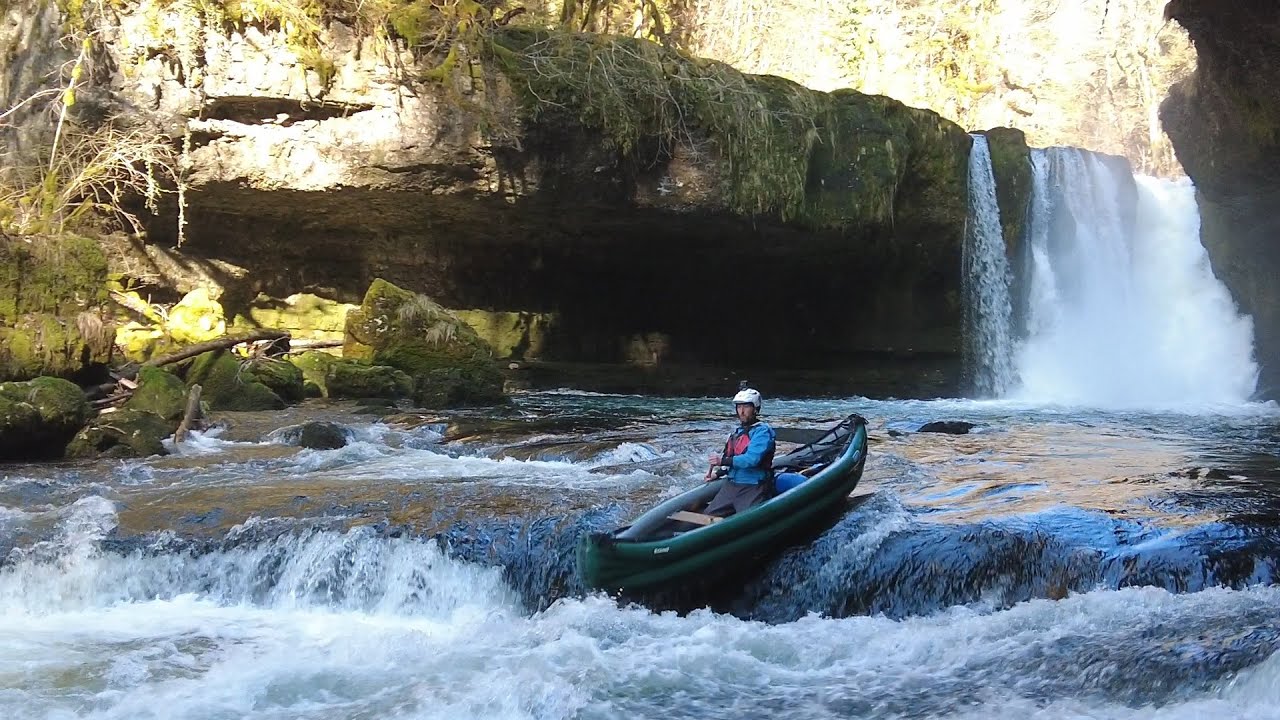 My Own Private Jura 2  -  Source de l'Ain  en canoë gonflable  Gumotex Scout
