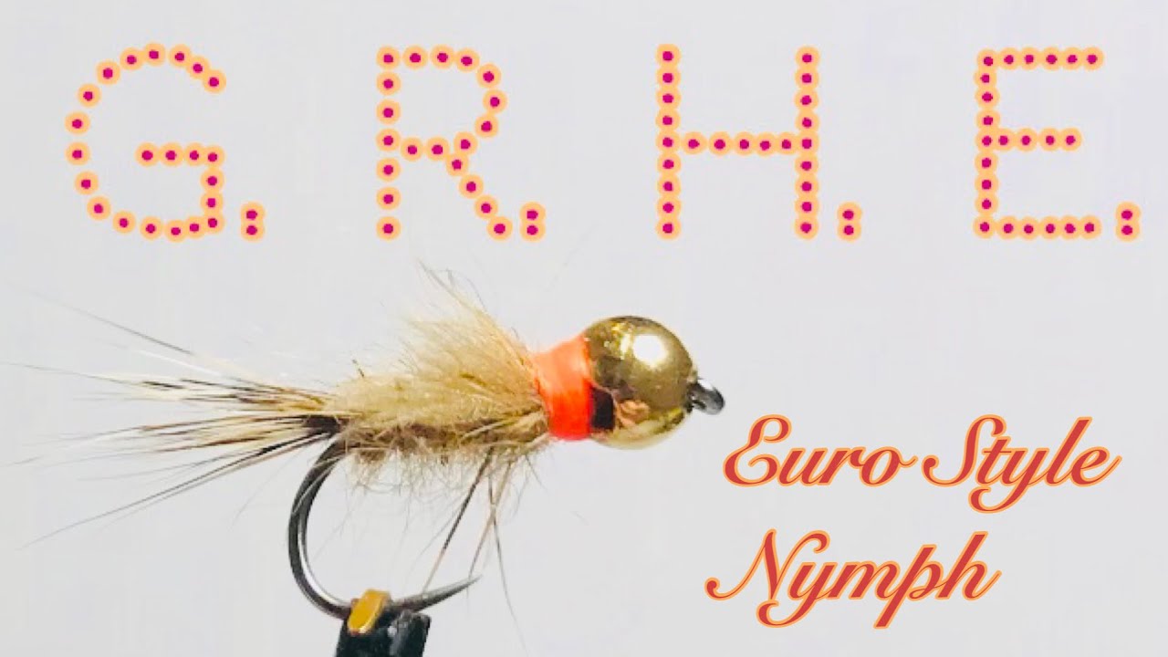 Fly tying - GRHE Nymph, Euro Style