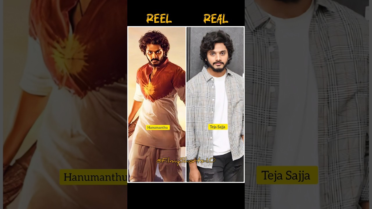 Hanuman movie /  reel vs real. #hanuman #telugumovies