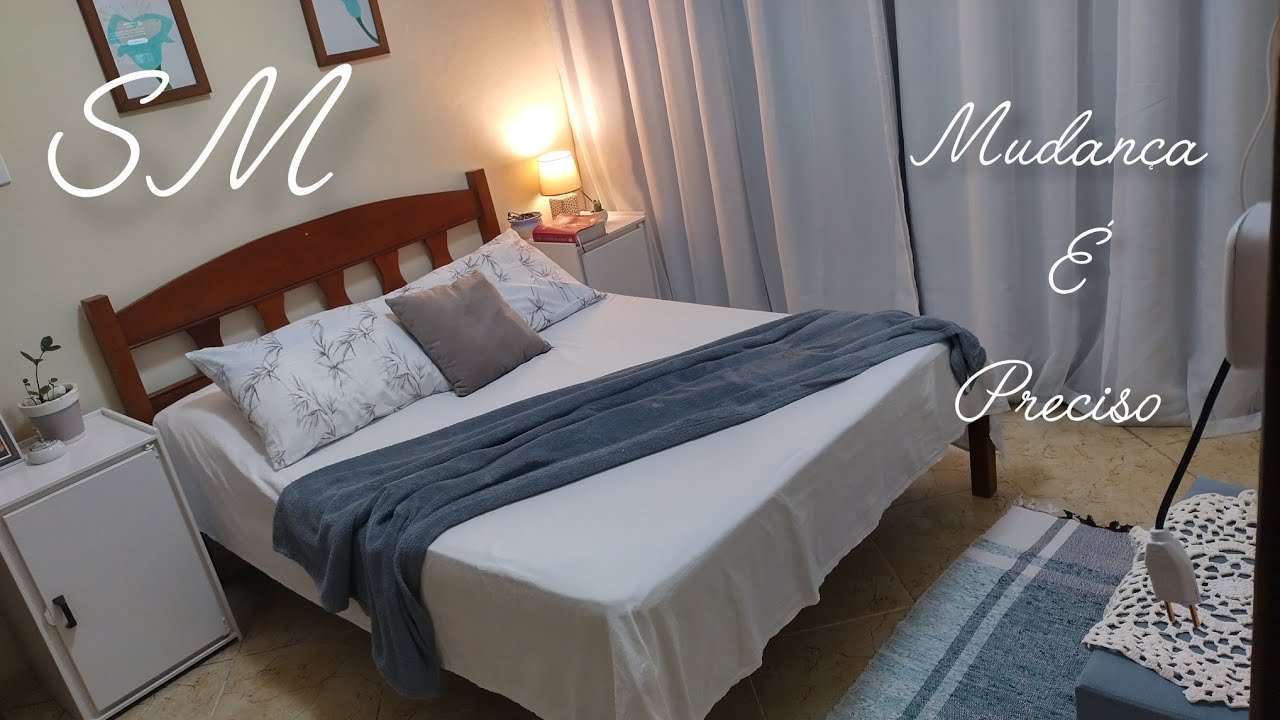 FIZ UMA MUDANÇA NO QUARTO E NÃO GASTEI NADA!!
