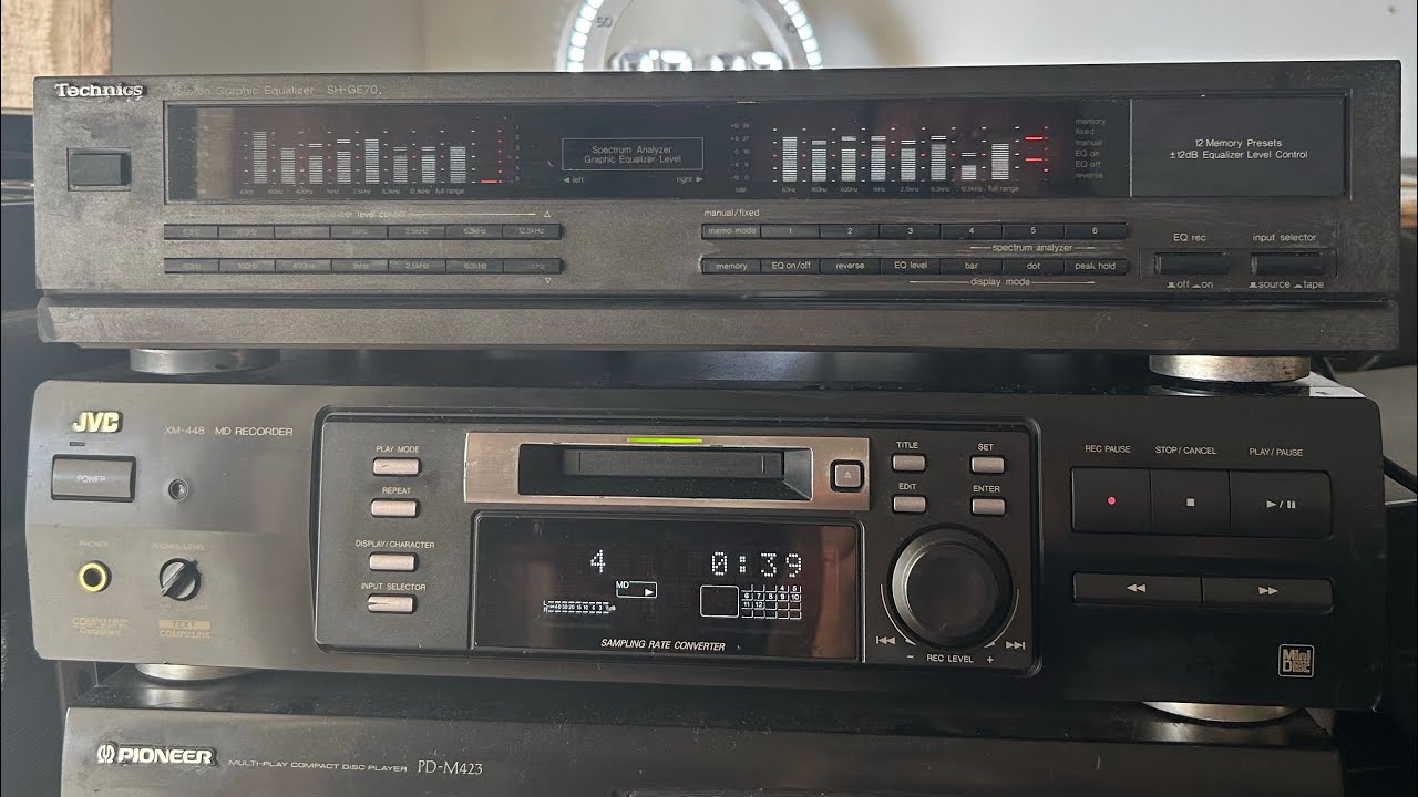 Teste Equalizador Technics Ge-70 chegou C/bom estado e funcional em 07/03/2026