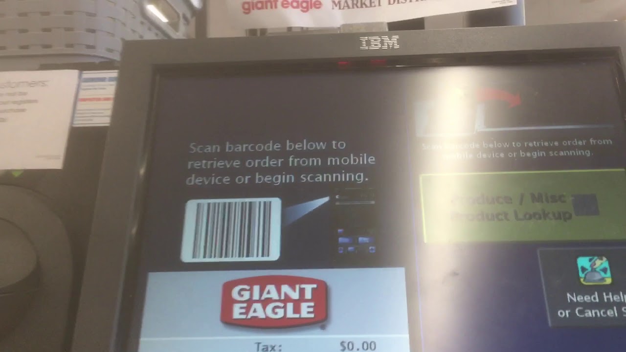 IBM Self Checkout @ Giant Eagle Lakewood Ohio