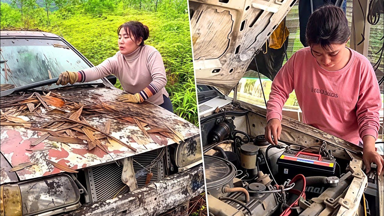 Abandoned to Amazing: Complete Restoration of an Electrically Burnt Car | Full DIY Step-by-Step