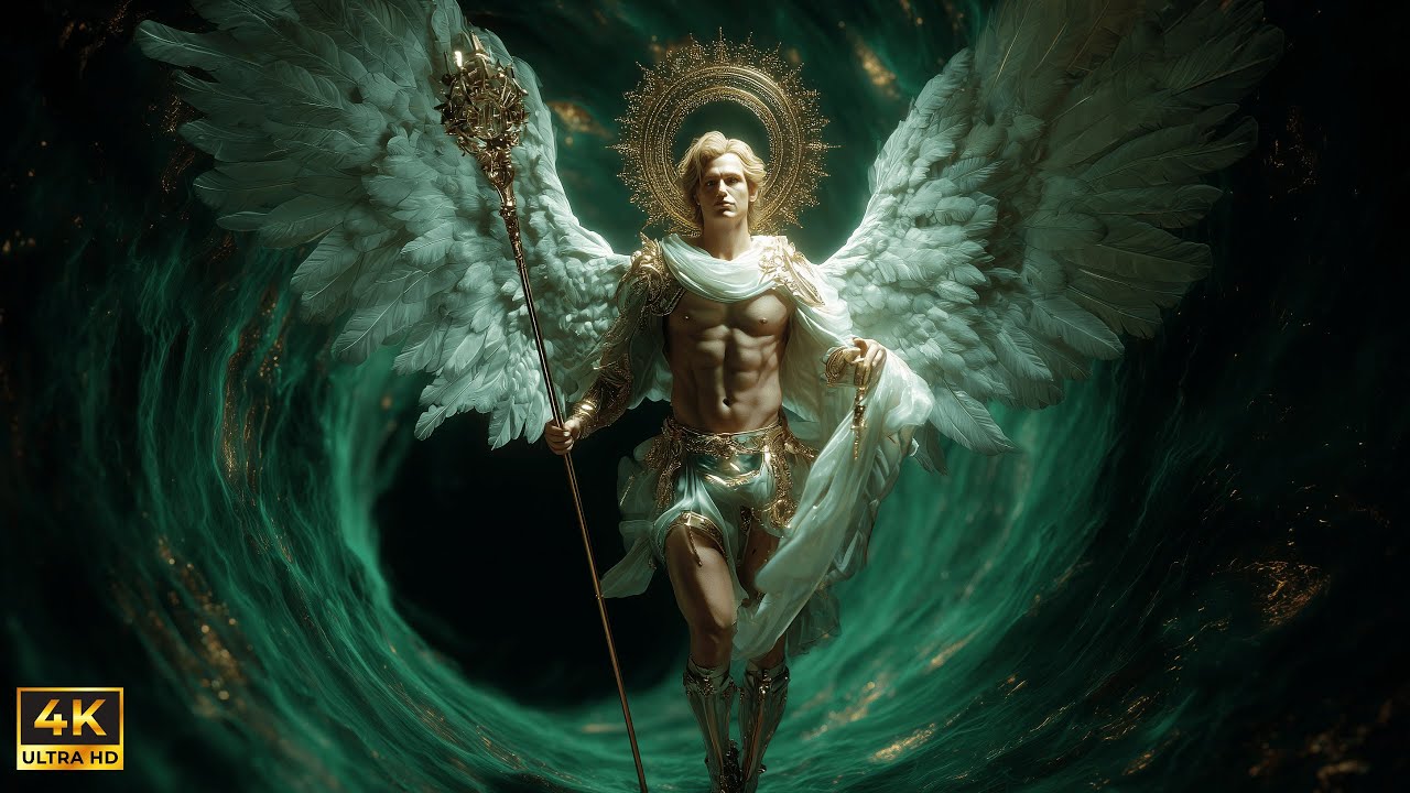 Archangel Raphael – Healing Light of Heaven 💚 | Angelic Music for Restoration, Peace & Prayer