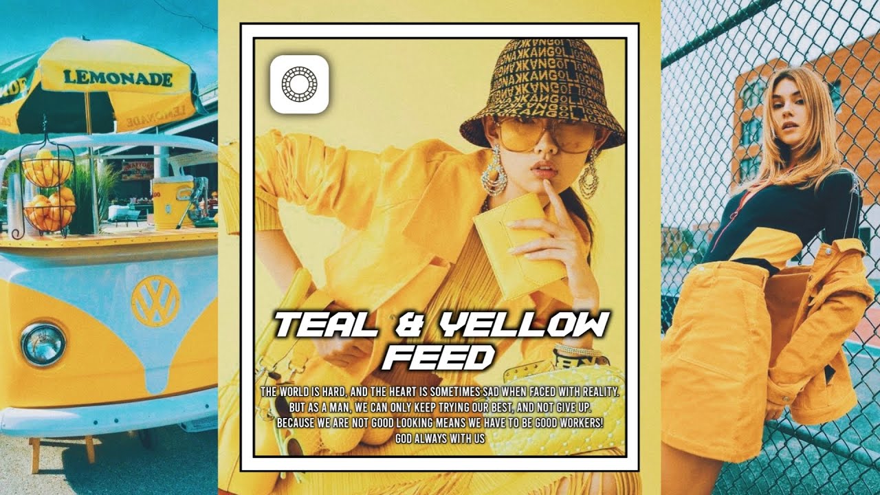 How to Edit Teal and Yellow | Color grading VSCO