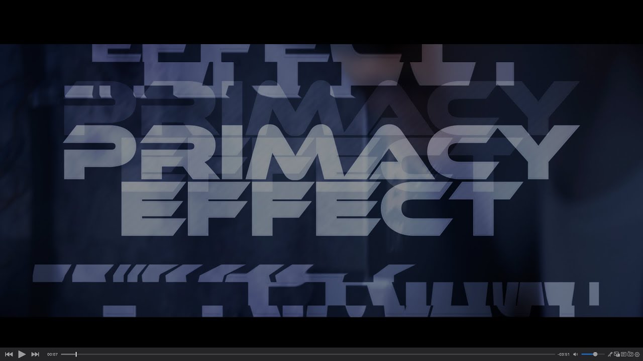 【MV】 CASUALLY CONNECTED - Primacy Effect [Official Music Video]