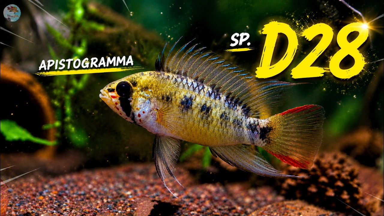Apistogramma sp.D28 – Siêu phẩm má đỏ