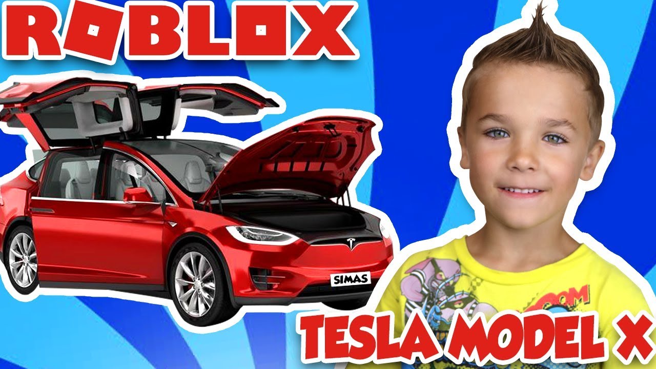 MY NEW ELECTRIC CAR TESLA MODEL X in ROBLOX VEHICLE SIMULATOR | DRAG RACES | CAR STUNTS