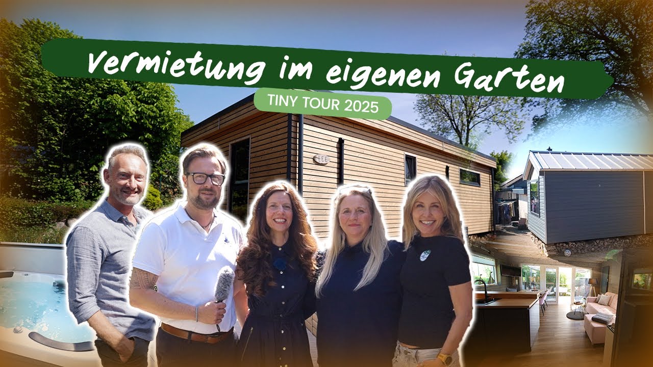 Tiny House Vermietung im eigenen Garten. Folge 1. Tiny-Tour 2025.