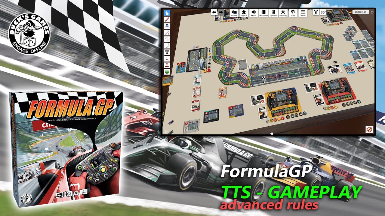 FormulaGP - TTS Gameplay - Advanced Rules