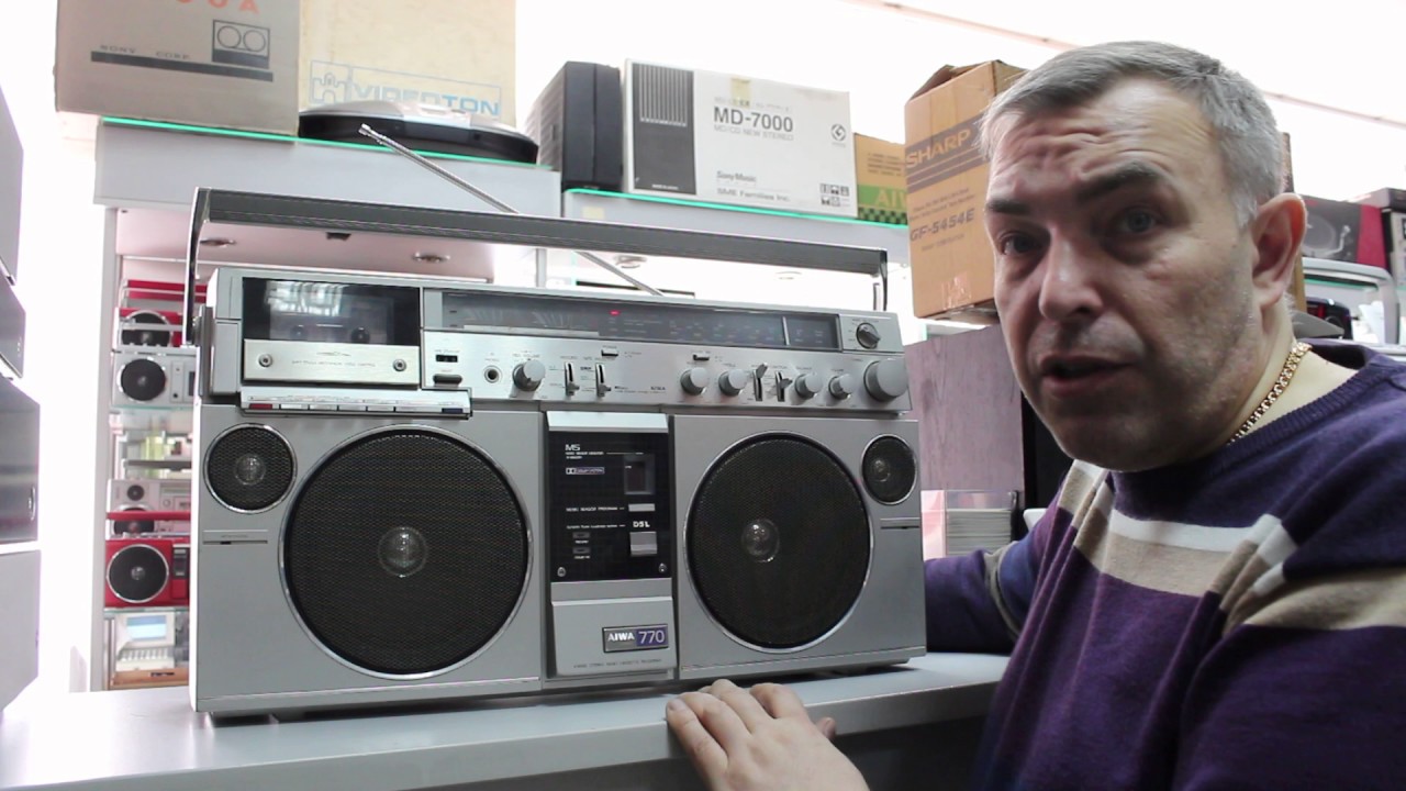 vintagemoscow  магнитола aiwa j770