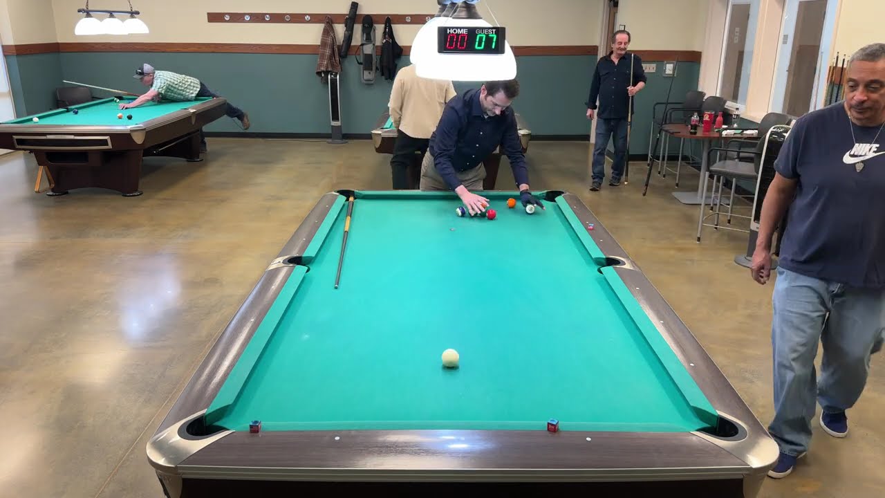 One Pocket with Tommy at The Senior Center 9ft Brunswick 