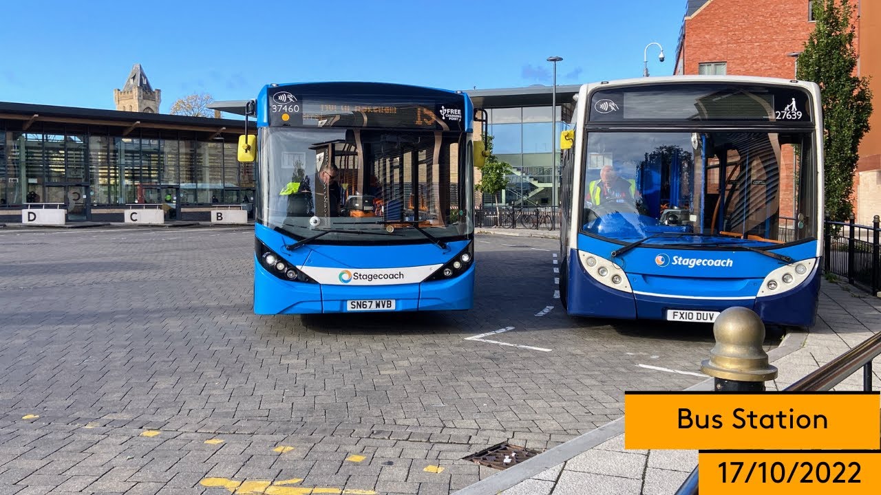 Buses at Lincoln Central (17/10/2022)