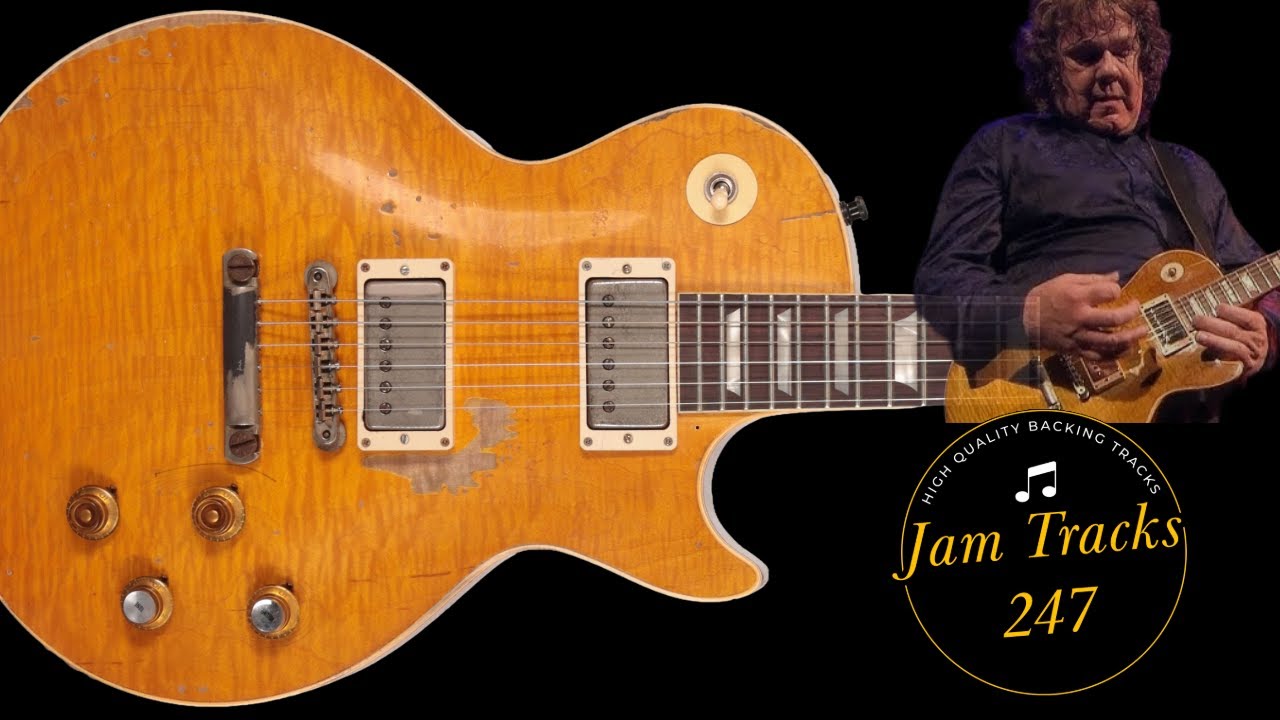Gary Moore Parisienne Walkways Guitar Backing Track [High Quality Version] (82bpm)