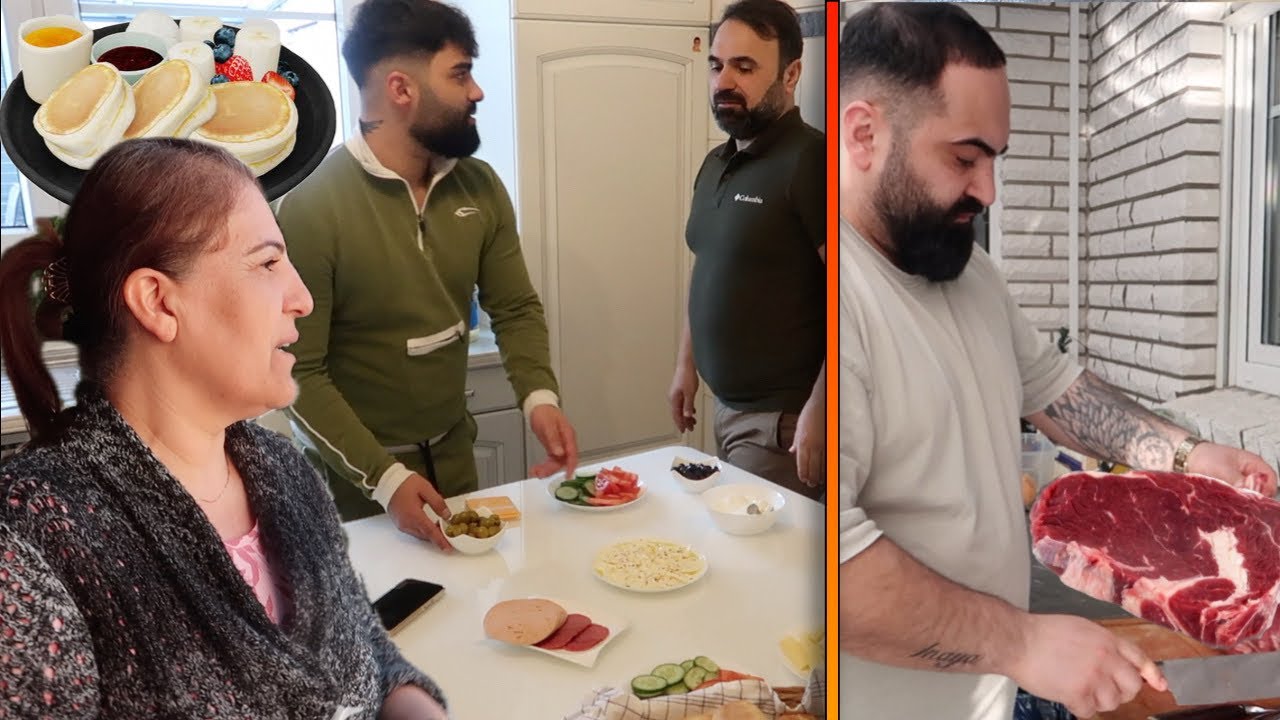 FRÜHSTÜCKS & GRILLVLOG mit der FAMILIE | LAMMKOTELETTS | Rami.K