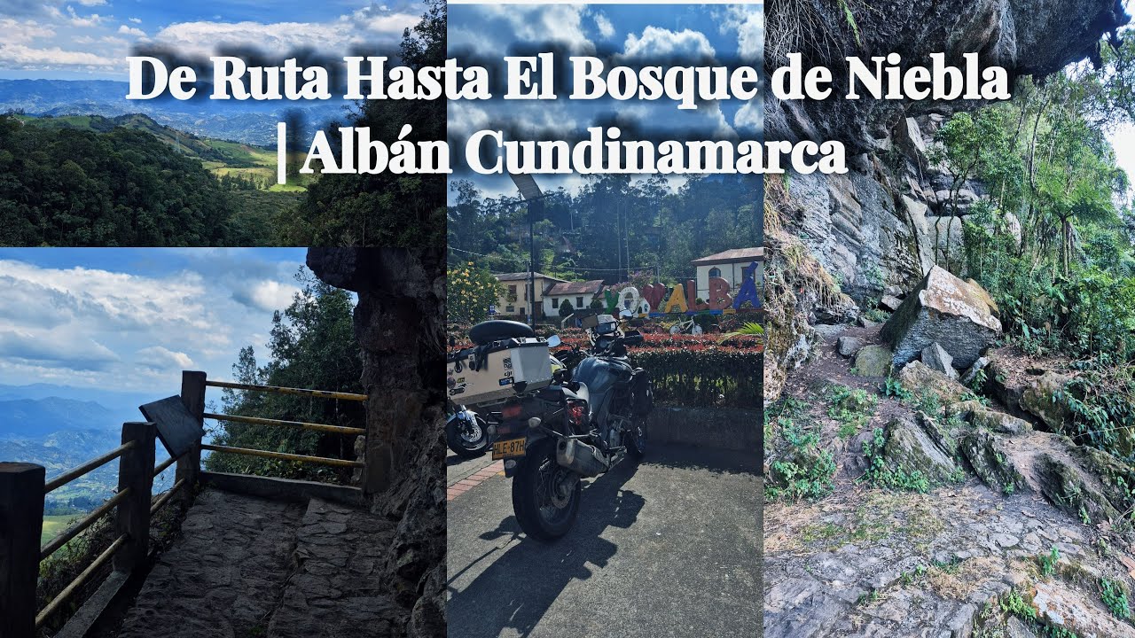 VISITAMOS EL BOSQUE DE NIEBLA EN ALBÁN 🏍️🌫️ | RUTA EN MOTO A HORA Y MEDIA DE BOGOTÁ