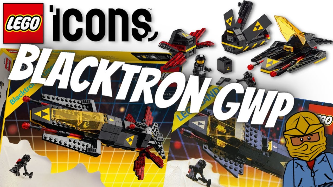 Second Classic Space Remake: LEGO Icons 40580 Blacktron Cruiser GWP Revealed!