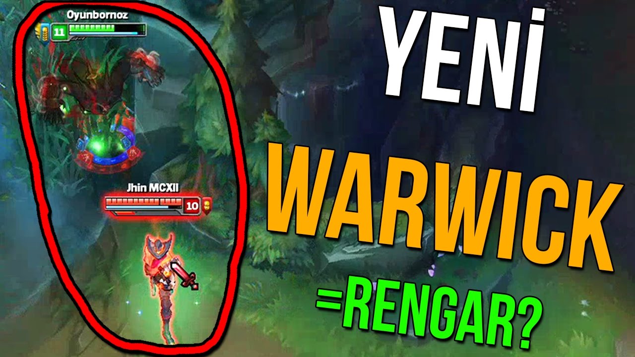 YENİ WARWICK OYNANIŞ!! 5v1 ATAR LAN BU!! League of Legends Rework