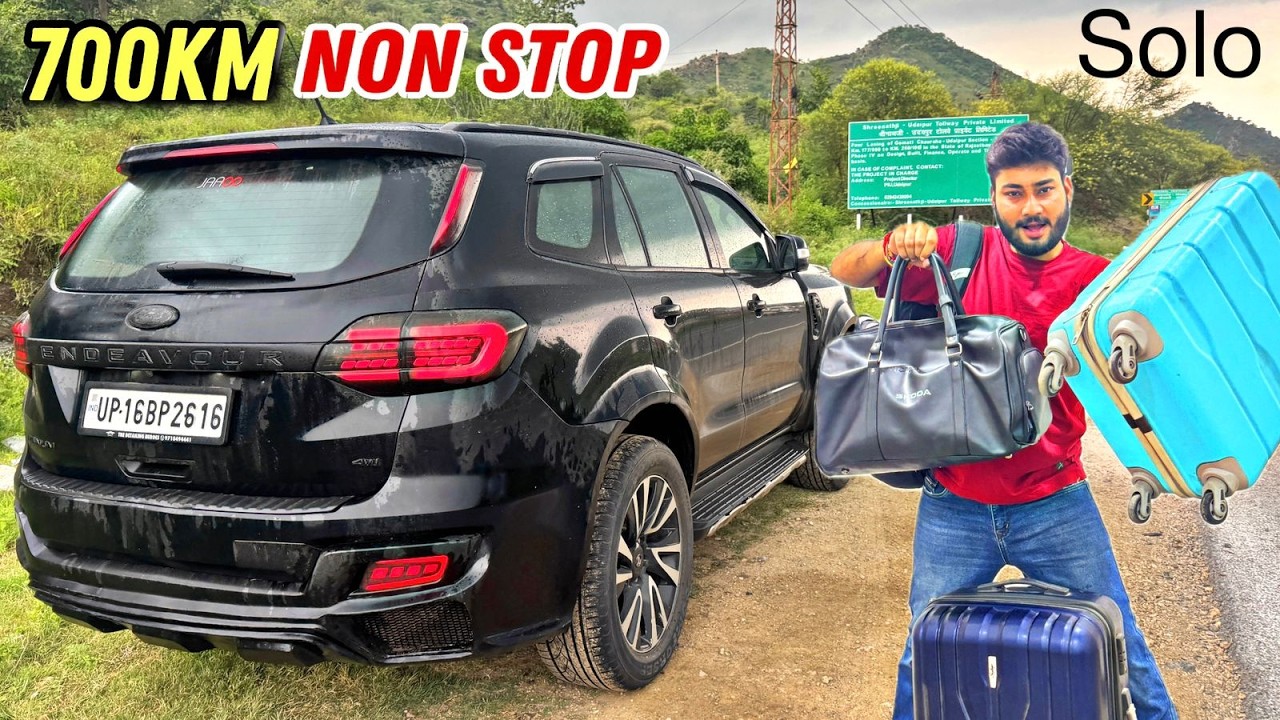 ⚡️ बेशर्म Roads पर Trip पर निकल गया इतने दिनों बाद.. 😁 Solo TRIP in Ford Endeavour 3.2