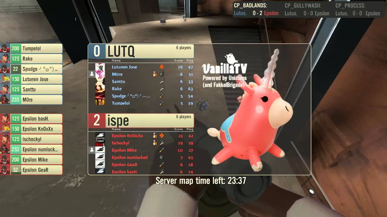 VanillaTV - Epsilon vs Lutuset - ETF2L 6th Cup Grand Final - Badlands [Map1]