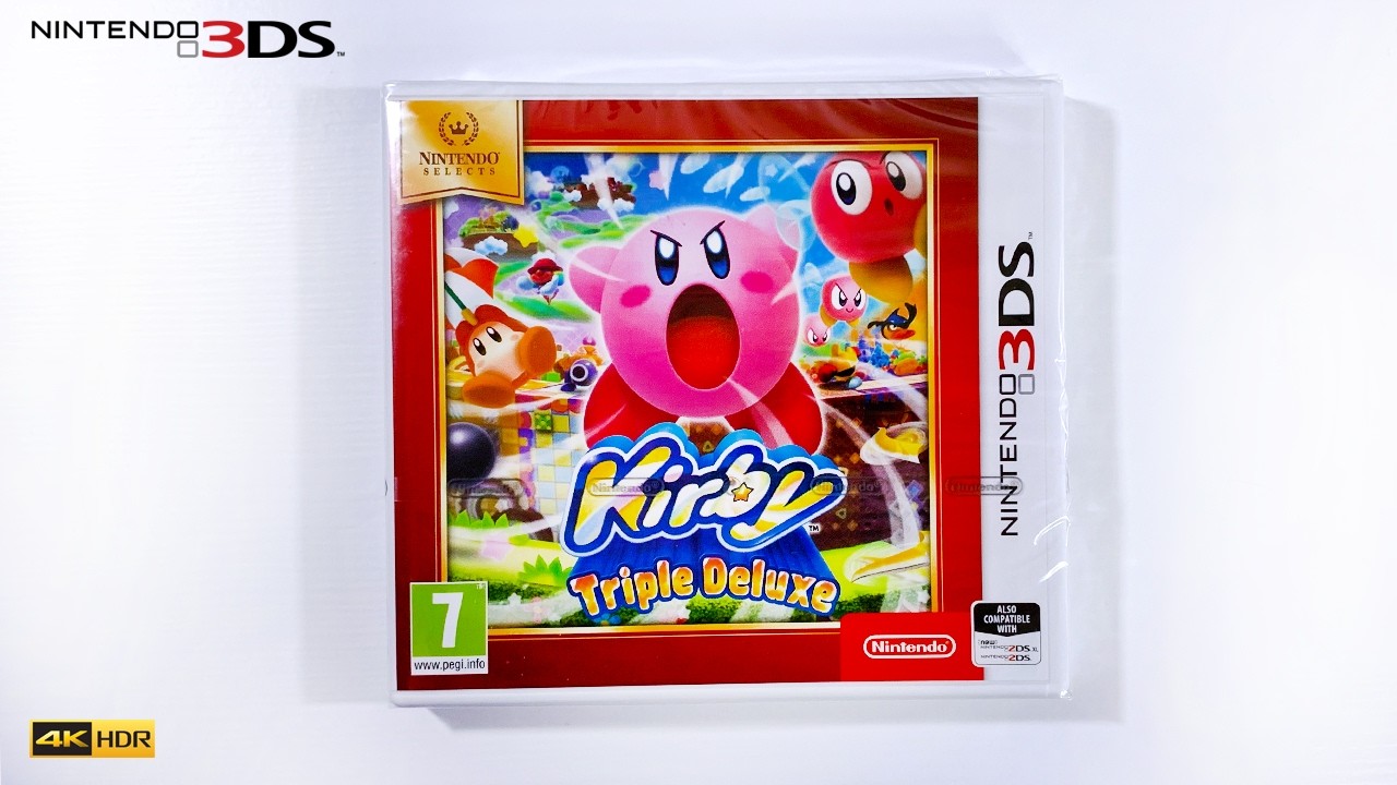 Unboxing Kirby: Triple Deluxe Nintendo 3DS Game Cartridge
