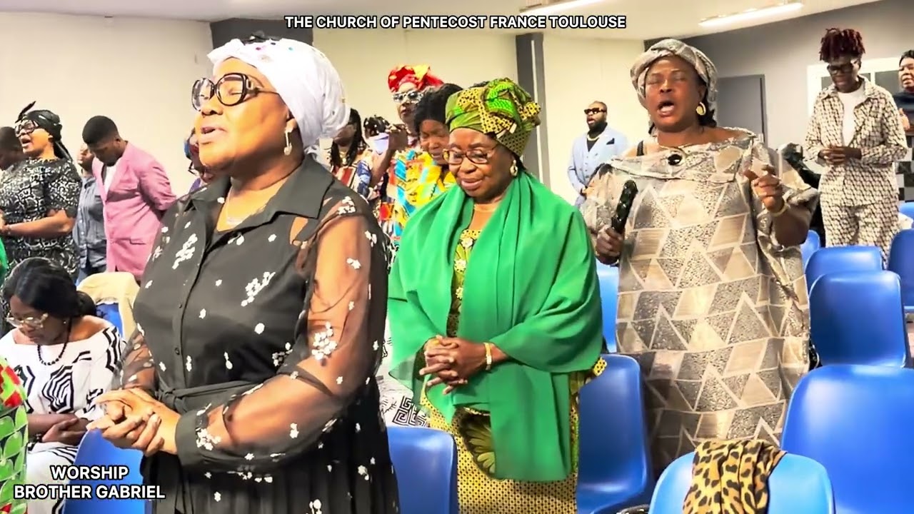 SUNDAY WORSHIP BROTHER GABRIEL THE CHURCH OF PENTECOST FRANCE TOULOUSE 